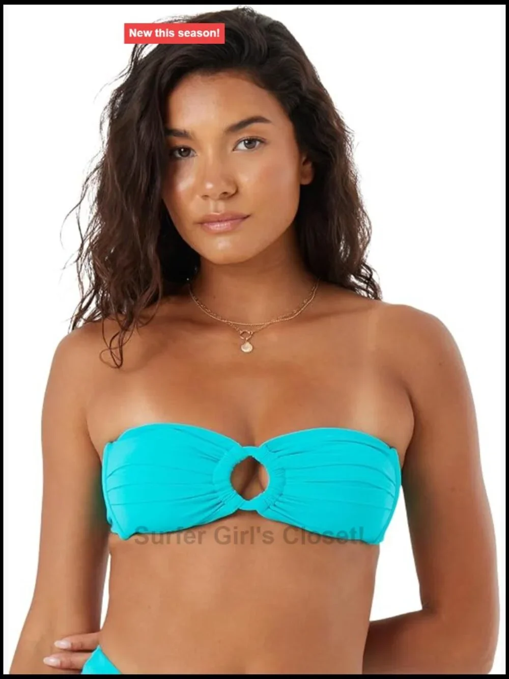Bandeau Bikini Top – Strapless Swim Top, Quick-Dry, Removable Pads, UPF 50+